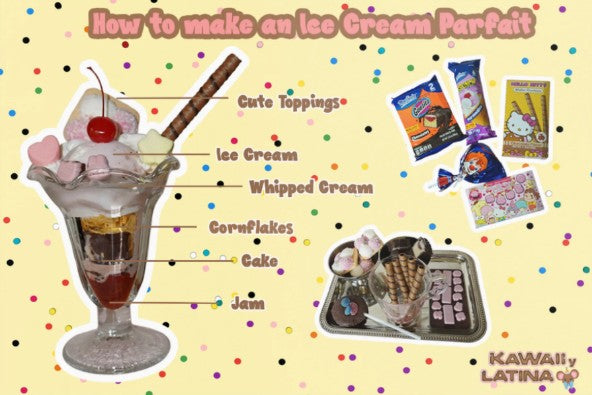 Ice Cream Parfait Postcard