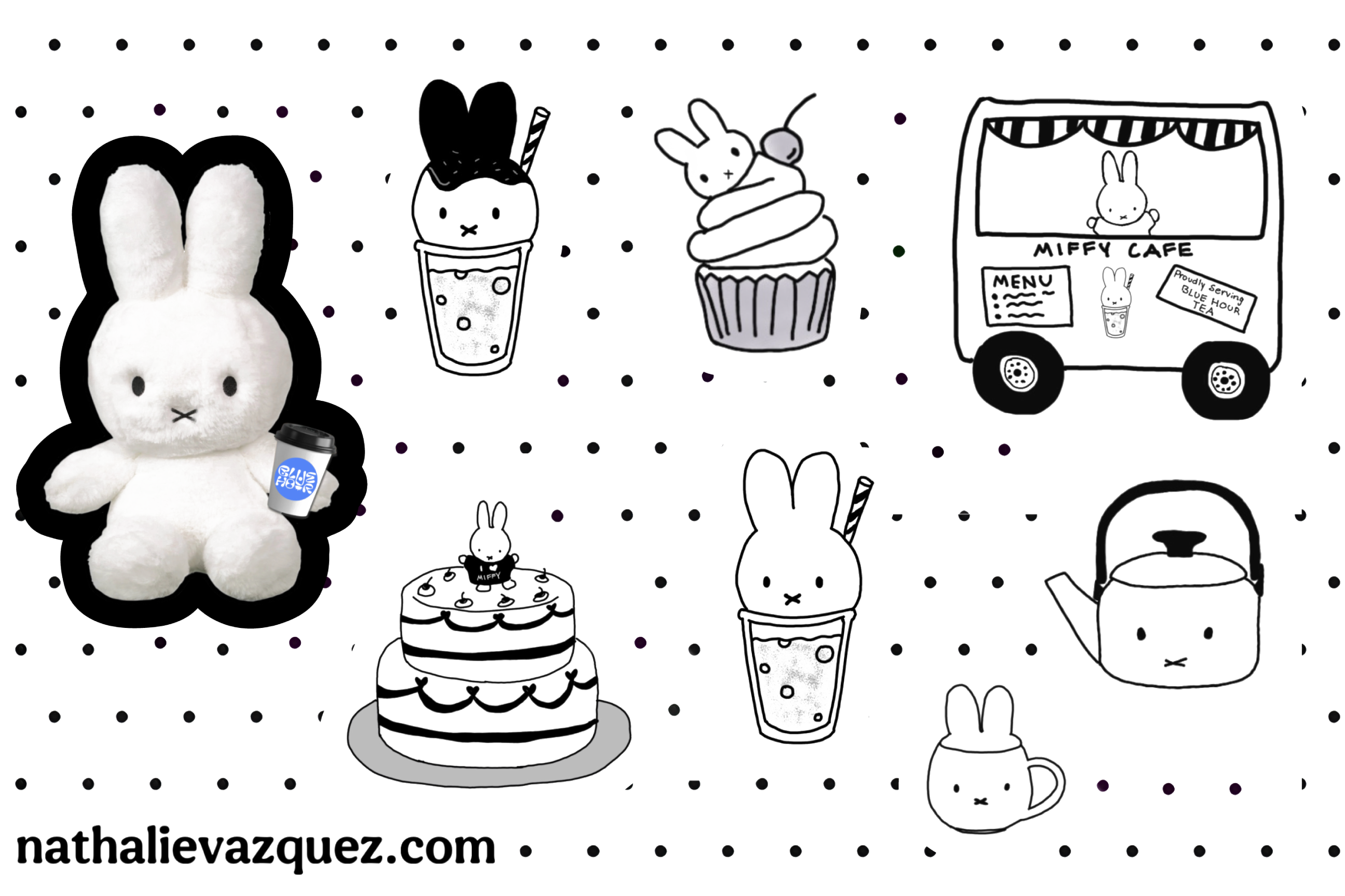 Picnic Bunny Sticker Sheet